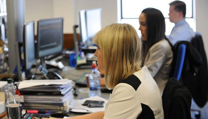 Trading room at Zurich Life Investments Ireland