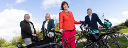 Deirdre Mortell, CEO, Rethink Ireland and Anthony Brennan, CEO, Zurich Ireland at the launch of the Rethink Ireland Sustainability Step-Up Fund