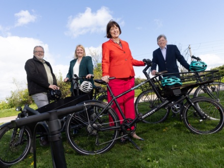 Deirdre Mortell, CEO, Rethink Ireland and Anthony Brennan, CEO, Zurich Ireland at the launch of the Rethink Ireland Sustainability Step-Up Fund