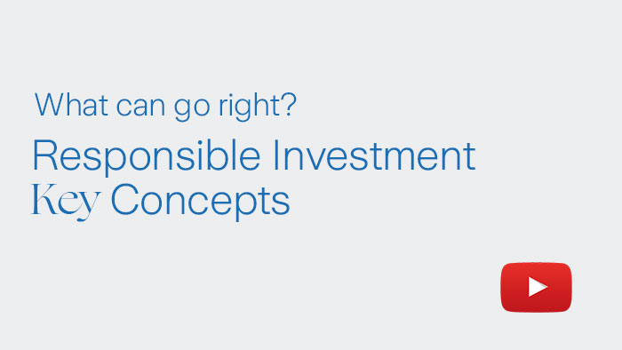 Responsible investment key concepts Zurich 